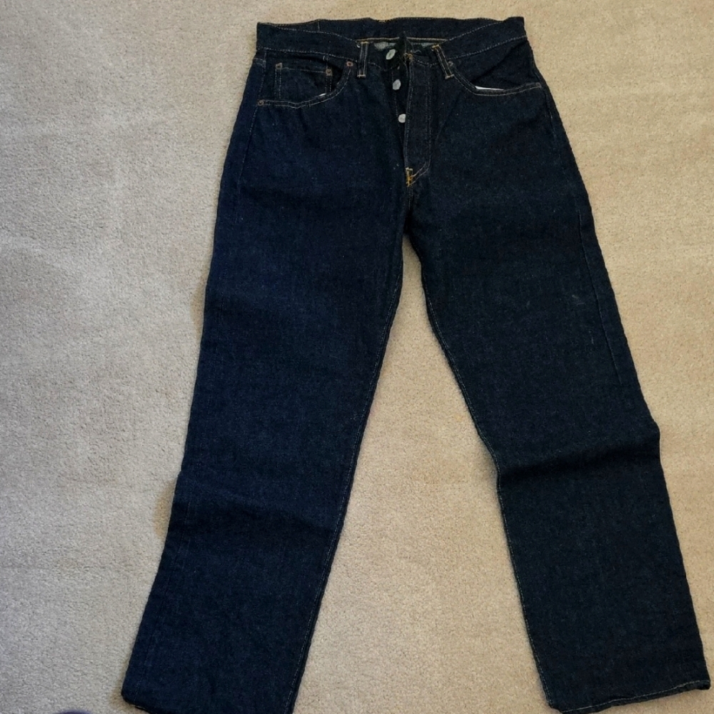 Levi's Men's 501's Deep Indigo Straight Jeans